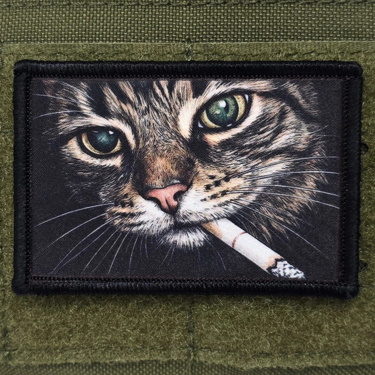 Smoking Cat Patch